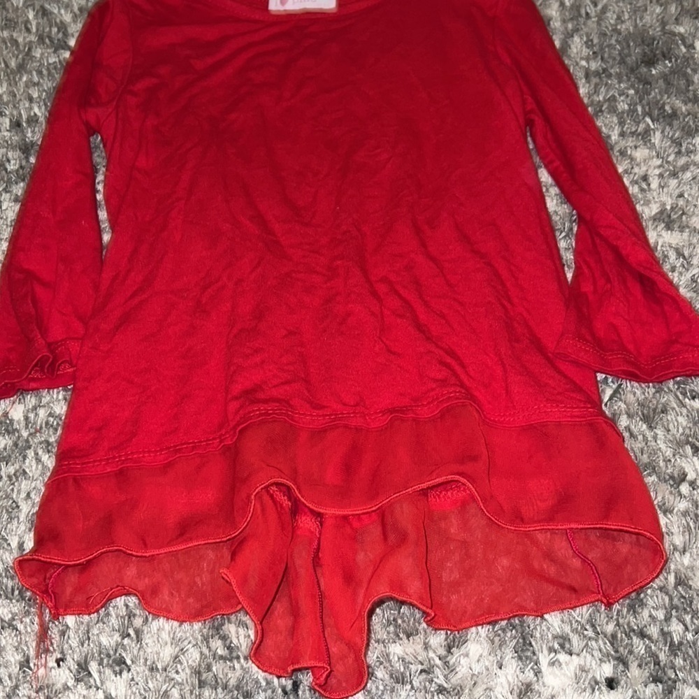 Zara Red Top - Picture 2 of 2